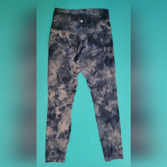 Lululemon Align Pant Size 6 Diamond Dye Lunar Rock True Navy 28" - Picture 2 of 6
